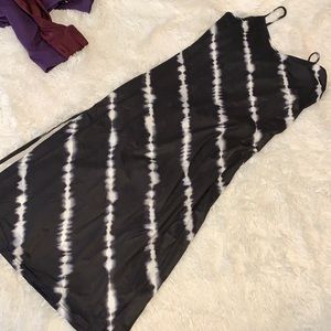 Shein tie dye split thigh dress